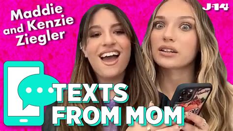 Maddie Ziegler And Kenzie Ziegler Play Texts From Mom With J 14 Youtube