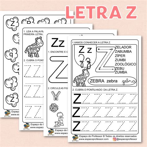 Atividade Com A Letra Z