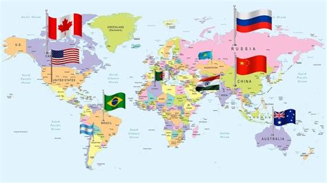 Top 10 Largest Countries In The World 10 Biggest Countries In The