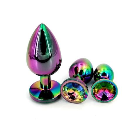 Metal Butt Plug Diamond Design Anal Plug Sex Toys For Women Men Couple Sex Product Anal Adult