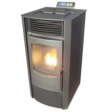 Eine vollautomatische pelletheizung lässt sich komfortabel betreiben und spart durch den vergleichsweise günstigen brennstoff kosten ein. Pelletofen Kaminofen Heizofen 9 KW Pelletkaminofen Ofen ...