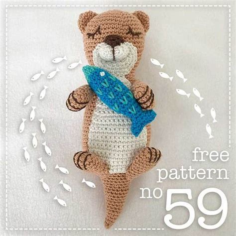 Free amigurumi crochet otter pattern – Artofit