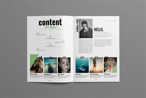 Photography Magazine Layout Ksioks