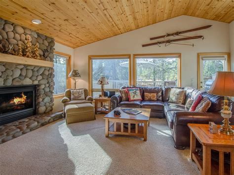 Check out the beach bungalow plan from southern living. Reverse Living,Open Floor Plan,River Rock Fireplace,Air ...