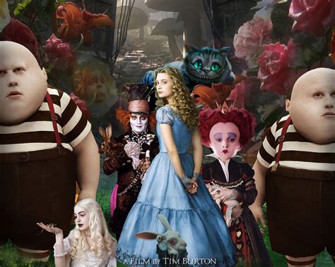 Alice In Wonderland Movie Poster Wallpapers Hd Wallpapers Id 6058