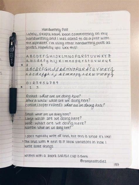 cool handwriting tips #handwritingtipsfortoday | Neat handwriting, Nice
