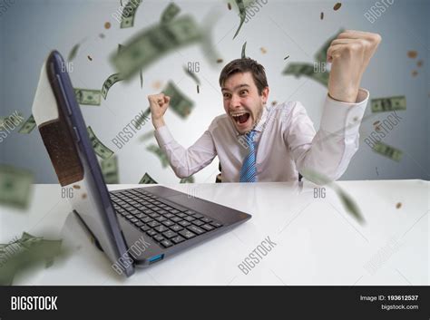 Young Man Wins Lottery Image And Photo Free Trial Bigstock