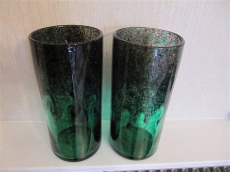 Beautiful Heavy Thick Glass Vases Collectors Weekly