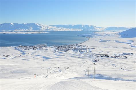 Dalvik Is A Great Town On The Troll Peninsula In North Iceland
