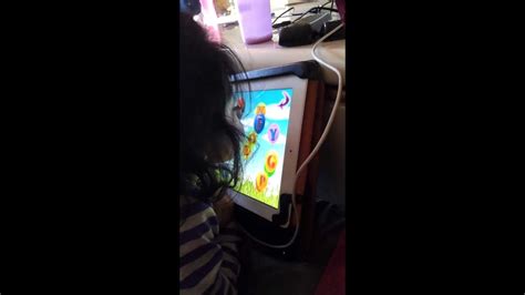 Toddler Playing Ipad Abc Song Youtube