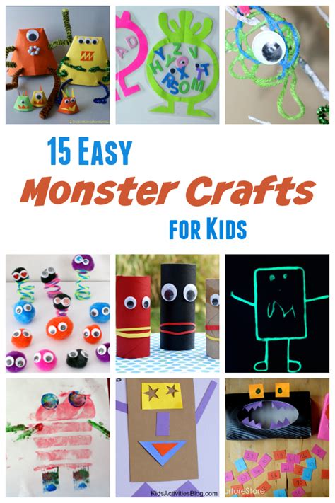 15 Easy Monster Crafts For Kids Inspiration Laboratories