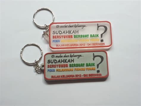 Gantungan Kunci Karet Jakarta Gantungan Kunci Karet Bahan Bening