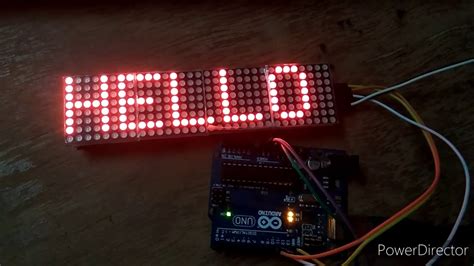 How To Make Arduino With Led Matrix Display Max7219 Led Matrix