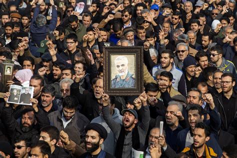 Thousands Of Iranians Mourn Top Commander Qassem Soleimani Killed By