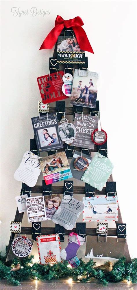 I learn best when i can feel, touch, or experience something….and many kids do too. 44 Best Christmas Card Display Ideas - DigsDigs