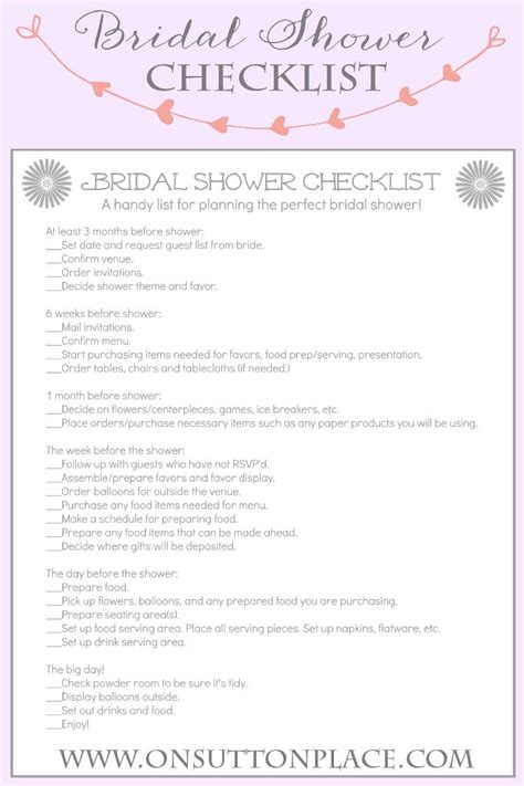 Every bridal shower needs some great free printable hilarious bridal shower games to use as icebreakers and to get the fun started. Handy printable checklist to help plan the perfect bridal ...