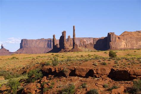 Free Photos The Totem Pole And Yei Bi Chei Rock Formations In Monument