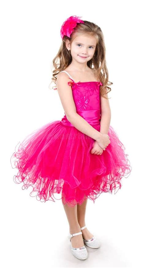 Portrait Of Cute Little Girl In Princess Dress Stock Photo Image Of