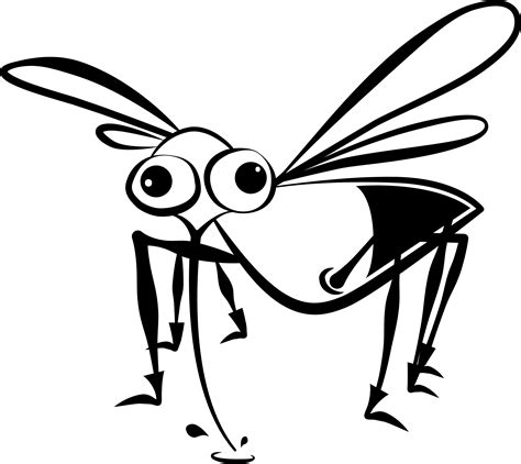 Mosquito Cartoon Vector Clipart Image Free Stock Photo Public