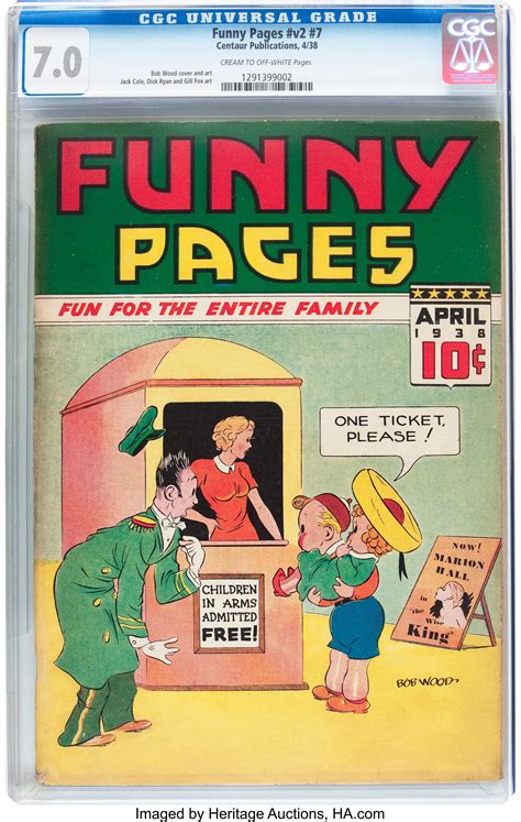 How Much Is Funny Pages 7 Worth Browse Comic Prices Heritage Auctions