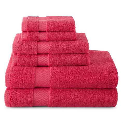 Get a great deal on bath towels from jcpenney right now! jcpenney - jcp home™ 6-pc. Towel Set - jcpenney | Towel ...