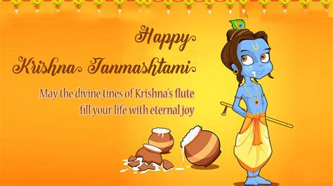 Happy Krishna Janmashtami Messages With A Simple Wish Hd Wallpapers