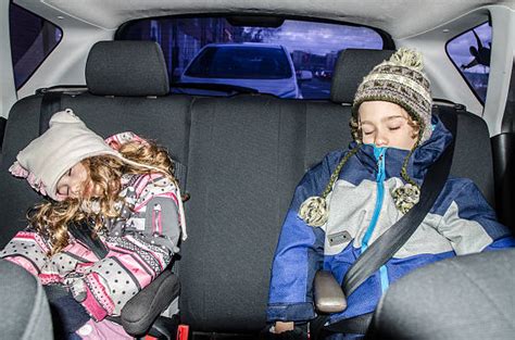 Kids Sleeping Backseat Stock Photos Pictures And Royalty Free Images