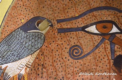 Horus And Wadjet Eye Detail From The Rear Wall Of The Buri Flickr