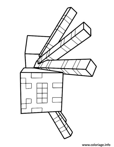 Resultat de recherche d images pour pixel art stitch. Coloriage Minecraft Spider dessin