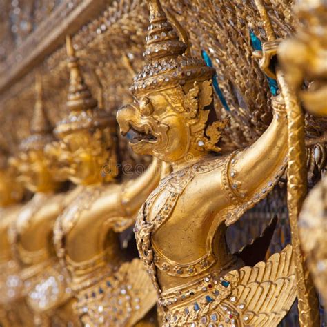 Garuda Wat Phra Kaew Bangkok Thailand Stock Photo Image Of Majestic
