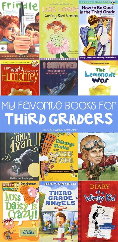 My Favorite Third Grade Books Not So Wimpy Teacher Third Grade