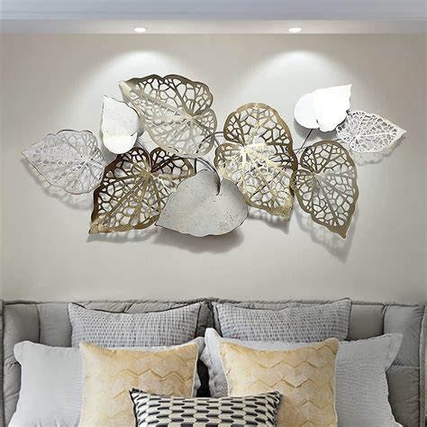 luxury metal wall art handmade 3d leaves wall decor nature home spelle nl