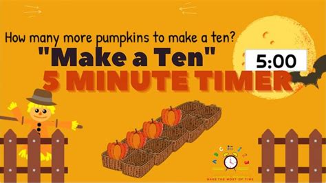 Make A Ten Minute Classroom Timer Classroom Timer Fall Math