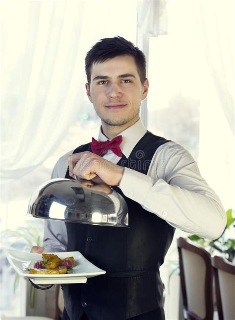 Waiter Stock Image Image Of Cappuccino Brown Catering 45023623