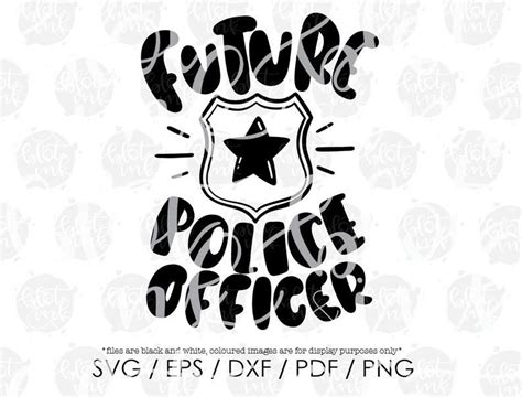 Download Future Police Officer SVG - Cute Kids Career Day T-shirt Cop Law Enforcement In Training Design ...