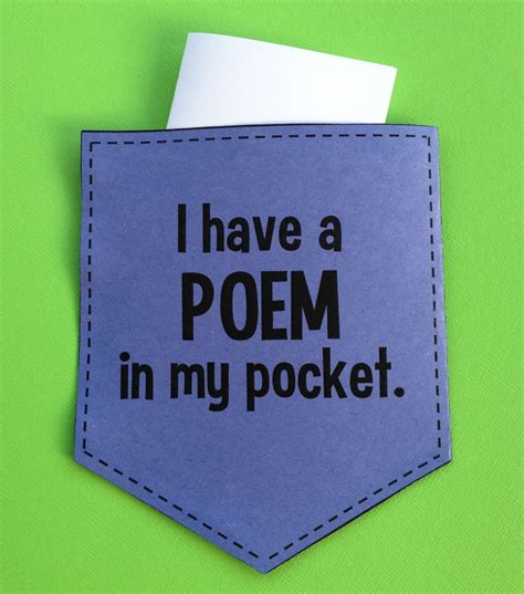 Mrs Gilchrists Class A Poem In My Pocket Freebie Biblioteca
