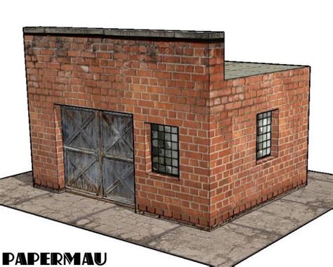Papermau The Warehouse Paper Model For Dioramas Rpg And Wargamesby