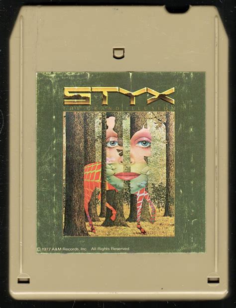Styx The Grand Illusion 1977 Aandm A17a 8 Track Tape