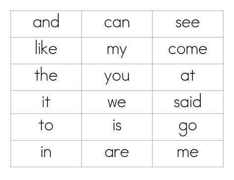 2 Best Images Of Printable Sight Word Chart Magic 100 Words List