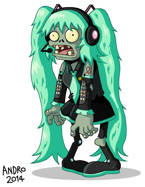 Unfortunately, that same experiment gave the plants superpowers as well, so the zombies will have their hands full. Vocaloid Zombie | Plants vs. Zombies Character Creator ...