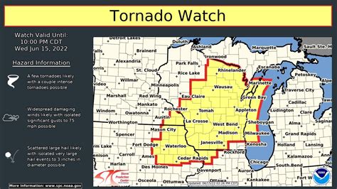 Tornadoes Severe Storms Possible Across Wisconsin On Wednesday