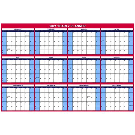 Then you are absolutely in the right place! 2021 Wall Calendar, Dry Erase Office Calendar, Yearly ...