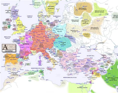 Europakarte 1100 Deutschlandkarte 2023