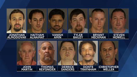 11 Arrested In Sex Trafficking Sting In Cumberland County Pa