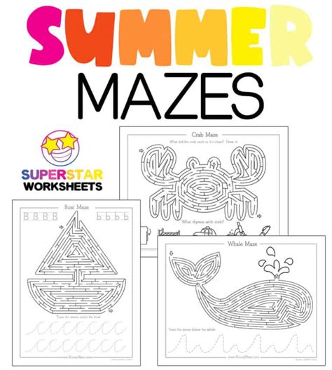 Free Seasonal Mazes And Worksheets Superstar Worksheets