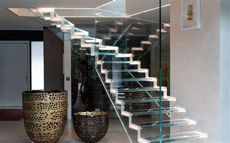 Glass Stair Londra Float 2 Siller Stairs Uk