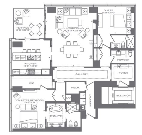 Layout Lounge Design Home Structure Floor Plans