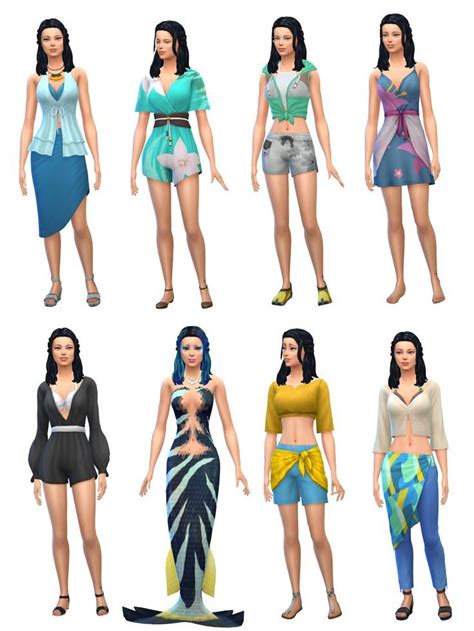 Nicore Deepblue Fashion Sims 4 Cas Sims 4