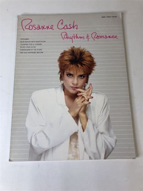 Rosanne Cash Rhythm And Romance Piano Vocal Guitar Sheet Music Book Hal