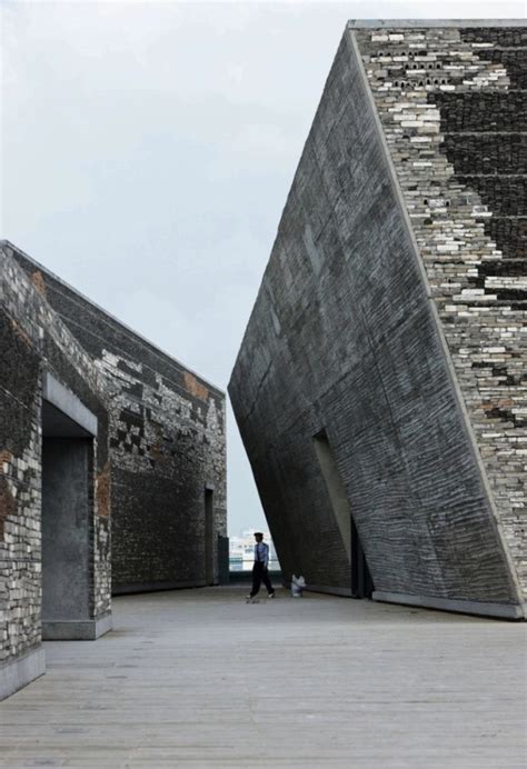 Architecture Wang Shus Ningbo Museum Cfile Contemporary Ceramic